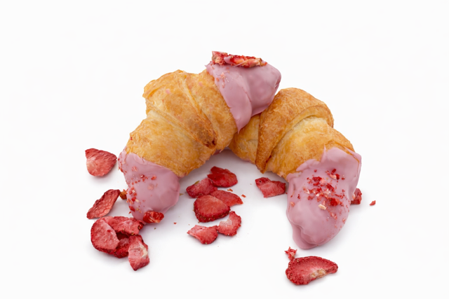 Luckys Erdbeer-Croissant